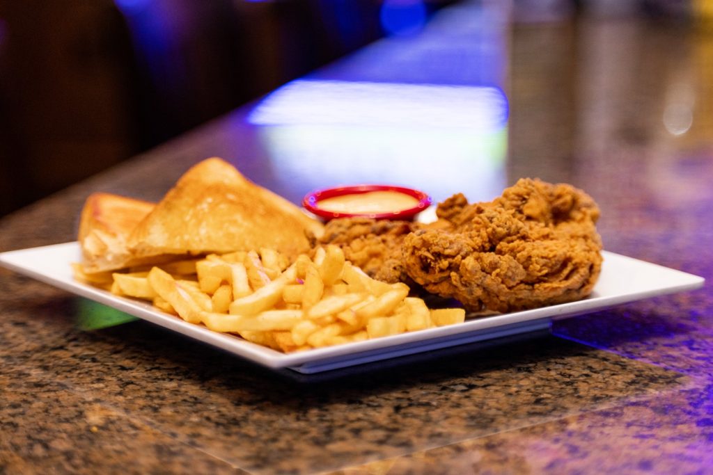 stats sports bar houston chicken tender platter