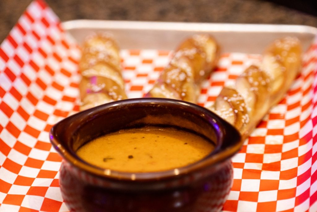 stats sports bar houston pretzel sticks