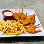 fried shrimp platter
